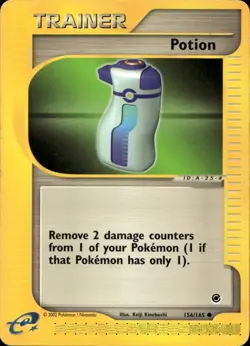 Potion 156/165 Common Expedition WOTC Pokemon - Image 1