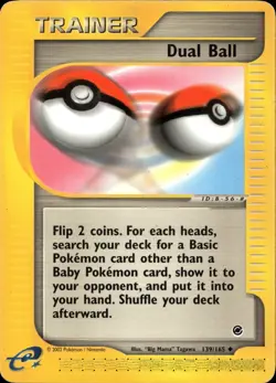 Dual Ball 139/165 Uncommon Expedition WOTC Pokemon - Image 1
