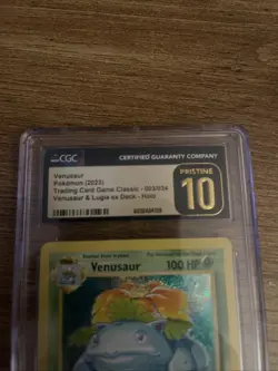 2023 Pokemon TCG Classic Venusaur Holo CGC Pristine 10 003/034 Lugia ex Deck - Image 3