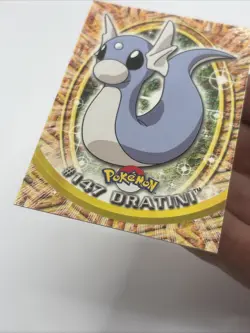 2000 Topps Pokemon Series 3 #147 Dratini Blue Logo 1st Edition Three - Image 2