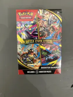Pokemon TCG: Mega Evolution Factory Sealed Booster Bundle Box New 6 packs - Image 1