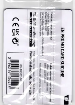2025 Pokemon PFL EB Games Stamped promo ENG Suicune 1 Rare #26 - Image 2