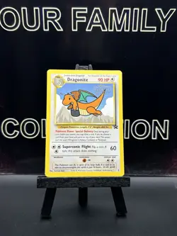 Pokemon TCG Dragonite 5 WB Stamped Movie Promo 1999 WOTC Promo Regular LP - Image 1