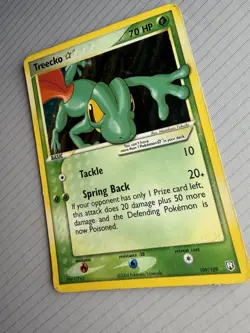 2004 Pokemon Ex Team Rocket Returns Gold Star Treecko 109/109 - Image 3