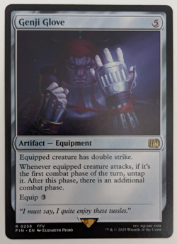 Genji Glove (0258) Final Fantasy FIN, Magic MtG, Regular - NM! - Image 1
