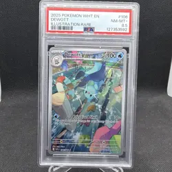 Pokemon TCG Dewott 106/086 Sv: White Flare Illustration Rare Holo PSA 8.5 2025 - Image 1