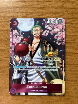 Card Zoro-Juurou OP05-067 CS Championship English Event Pack 2025-26 One Piece - Image 1