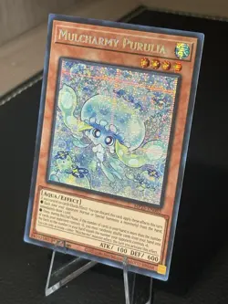 Yu-Gi-Oh! TCG Mulcharmy Purulia MP25-EN085 Near Mint Prismatic Secret Rare - Image 1