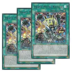 Yugioh Heavy Metal Raiders x 3 - 1st Edition Ultra Rare Blue NM - Free Holo - Image 1