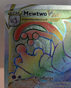 Mewtwo VSTAR 79/78 GO Rainbow Secret Rare Full Art Hyper Pokemon Near Mint NM - Image 2