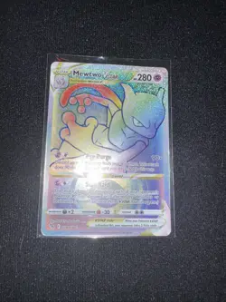 Mewtwo VSTAR 79/78 Rainbow Secret Rare Full Art Pokemon NM grade worthy!! - Image 1