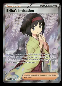 Erika’s Invitation - 196/165 - Ultra Rare - Scarlet & Violet 151 - Pokemon - NM - Image 1