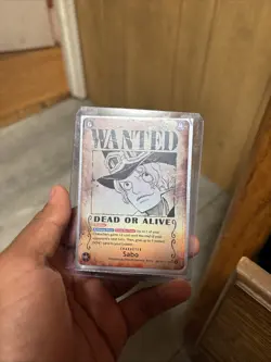 Sabo Wanted Poster Card SEC SP- OP13-120 - Carrying on His Will One Piece TCG - Image 1