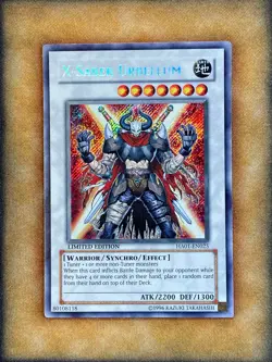 Yugioh X-Saber Urbellum HA01-EN025 Secret Rare Limited Edition NM - Image 1