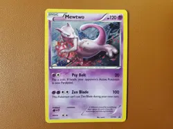 Mewtwo XY101 Holo 2015 Pokemon XY Promo Black Star Card LP NM - Image 1