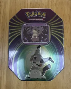 Pokemon TCG Mighty Mysterious Tin [ Mimikyu Card Pack ] NEW Sealed 3 Packs 2021 820650809859 - Image 1