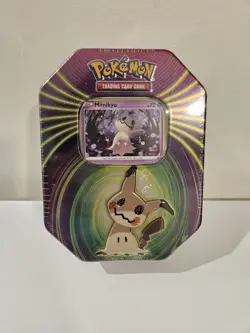 Pokemon TCG Mighty Mysterious Tin [ Mimikyu Card Pack ] NEW Sealed 3 Packs 2021 820650809859 - Image 1