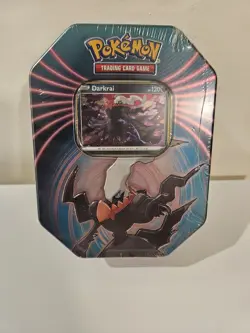 Pokemon TCG Mighty Mysterious Tin [ Darkrai Card Pack ] NEW Sealed 3 Packs 2021 820650809859 - Image 1