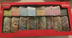 Pokemon TCG: Prismatic Evolutions Costco Mini Tins 8 Pack - New & Sealed #2 - Image 2