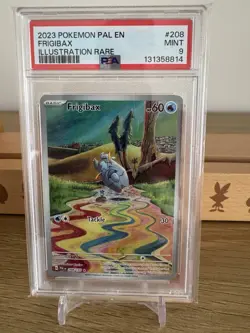 PSA 9 Frigibax 208/193 Illustration Rare Paldea Evolved Pokemon TCG - Image 1