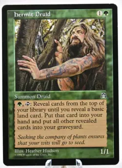 1x MTG Hermit Druid - Stronghold - NM Mint! Ships Fast! - Image 1