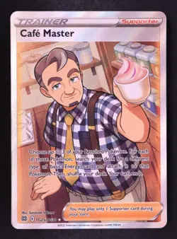 Cafe Master TG25/TG30 - Pokemon Brilliant Stars Ultra Rare Card - Image 1