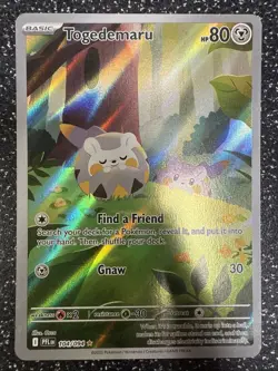 Pokemon TCG Togedemaru 104/094 Illustration Rare Phantasmal Flames Pack Fresh - Image 1