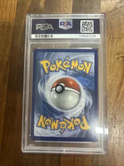 Graded PSA 8 2018 Pokemon Sun & Moon Jirachi Holo Celestial Storm #97 - Image 2