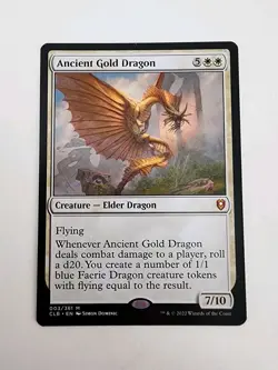 Ancient Gold Dragon Commander Legends: Battle for Baldur's Gate Regular - Image 1