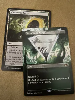 MTG - 2x Wastewood Verge - 1x SHOWCASE BORDERLESS 1x Regular - Image 1
