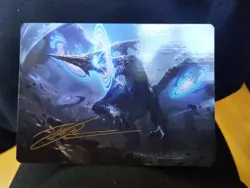 MTG Final Fantasy Art Series Yiazmat, Ultimate Mark x1 NM Art Card Gold Stamped - Image 1