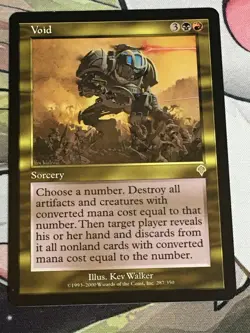 C4865 MAGIC THE GATHERING MTG INVASION VOID #287 RARE NM - Image 1