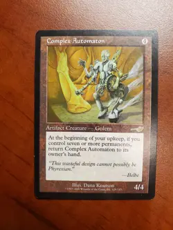 Complex Automaton Nemesis Artifact Rare Magic the Gathering Card - Image 1