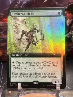 MTG | Timberwatch Elf (Extended) [Secret Lair] ✨FOIL✨ - Image 1