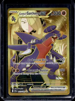 2025 Pokemon SV Destined Rivals DRI EN Cynthia's Garchomp ex #241/182 - Image 1