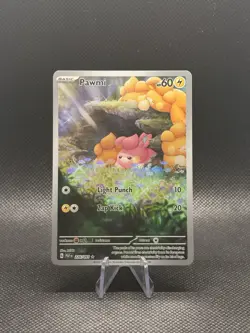 Pokemon Pawmi Holo Card 226/091 SV Paldean Fates Illustration Rare - Image 1