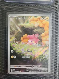 Pokemon Card Pawmi 226/091 SV Paldean Fates Illustration Rare Holo - Image 3