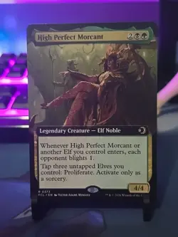 MTG High Perfect Morcant Extended Art NONFOIL Lorwyn Eclipsed NM - Image 1