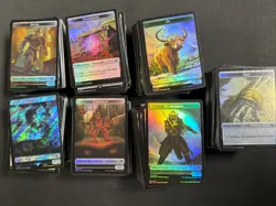 MTG *100 Assorted Foil Double Sided Tokens Card Lot* Magic the Gathering - Image 2
