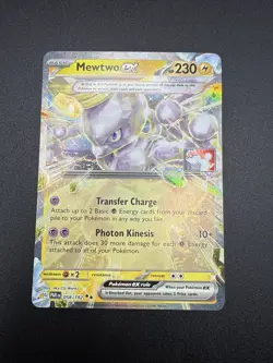 Mewtwo EX 058/182 Prize Pack Series Cards Holo Stamped Rare 🔥 Pokemon Card - Image 3