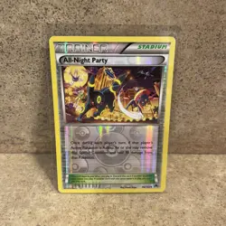 All-Night Party 96/122 Reverse Holo Uncommon XY BREAKpoint Pokemon Umbreon LP - Image 2