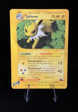Jolteon 13/144 - Skyridge - E-Series - Non-Holo - WotC Pokemon Card (2003) - LP - Image 1