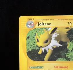 Jolteon 13/144 - Skyridge - E-Series - Non-Holo - WotC Pokemon Card (2003) - LP - Image 3
