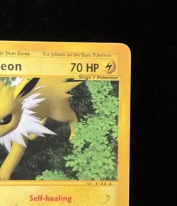 Jolteon 13/144 - Skyridge - E-Series - Non-Holo - WotC Pokemon Card (2003) - LP - Image 4