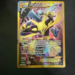 Pokemon XY Fates Collide Alakazam EX 125/124 Secret Rare - Image 1