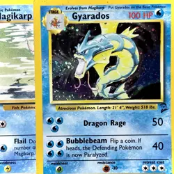 Gyarados + Magikarp Bundle - Pokemon TCG - Base Set 2 - 7 & 50 ~ HP - Image 1
