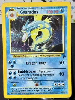 Gyarados + Magikarp Bundle - Pokemon TCG - Base Set 2 - 7 & 50 ~ HP - Image 5