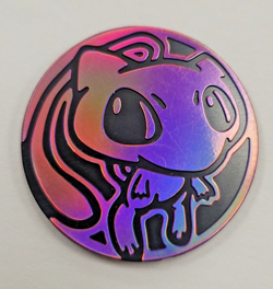 MEW 2021 POKEMON COIN RAINBOW HOLOFOIL REGULAR SIZE FREE SHIPPING - Image 1