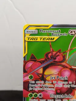 Pokemon TCG Pheromosa & Buzzwole GX Tag Team 191/214 Unbroken Bond NM - Image 3