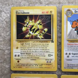 Pokemon 1999 The First Movie Black Star Promo Card Set Of 4 Complete Set - Image 4